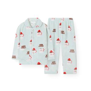 [롯데백화점]아동 G124 산타머그웜MT 긴소매 파자마 세트 OR25WKGEG124