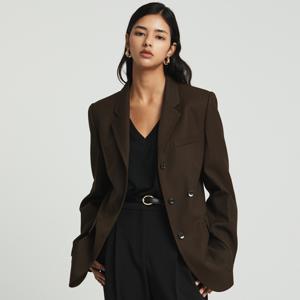 바니스 뉴욕 제니퍼 테일러드 벨트 재킷