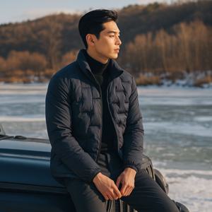 추위다운 남성 웰론 방풍 방한 패딩 자켓(M5WJ14)