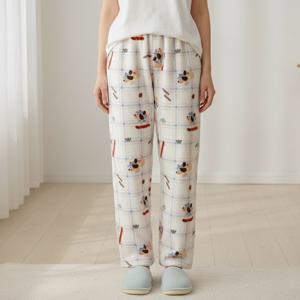 라네란 겨울 여성 극세사 홈웨어 파자마 바지 기모 밍크 수면 팬츠 P61