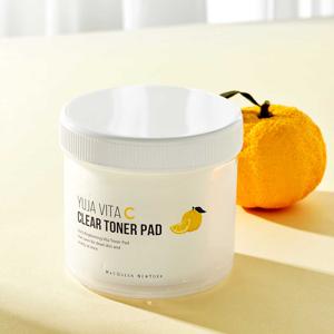 [1+1+1]  유자 비타C 클리어 토너패드 100매 (총 300매) /요철 모공 지성피부 좁쌀 닦토