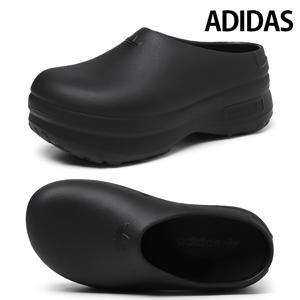 ADIDAS 우먼스 아디폼 스탠 스미스 뮬 슬립온 (5cm) 블랙 IE4626