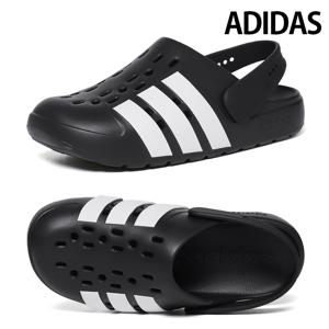 ADIDAS 아딜렛 클로그 샌들 슬리퍼 블랙 JQ8058