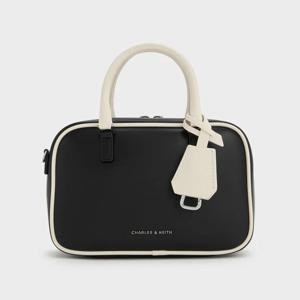 멀티컬러 미니 시아나 투 톤 볼링 백 CK2-30151589