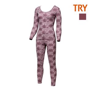 여성 텐셀 나염 9부 상하 세트 #I52