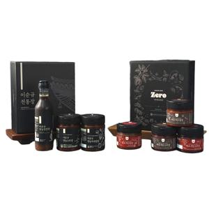 [이순규전통장] 이순규 온가족세트 - 만능+저당세트 맛간장 찌개된장 고추장 쌈장 추석 명절 부모님 고급선물