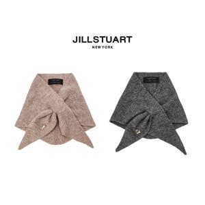 [선물포장] 2컬러 하트장식 멜란지 울캐시미어혼방 여성 머플러 JAMU5F620,621