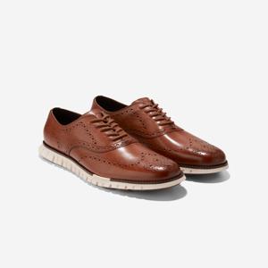 [25SS][ZERØGRAND REMASTERED WINGTIP OXFORD] 브라운 남성 옥스포드 [Width:W]-CHSO5E100W2