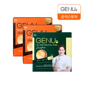 GENU 단백질 커피믹스 바리스타 9.8g 60포x2박스+디카페인 10g 60포x1박스