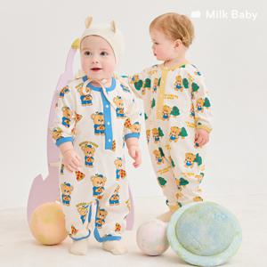 [정상가53,900원]베어쿵롬퍼아기우주복유아점프수트