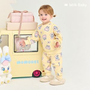 [정상가67,900원]모모레이 리코핑코 따뜻기모 아기상하복