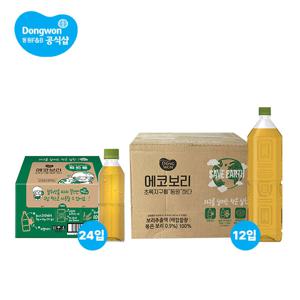 무라벨 순백 에코보리차 340ml 24입/1.5L 12입