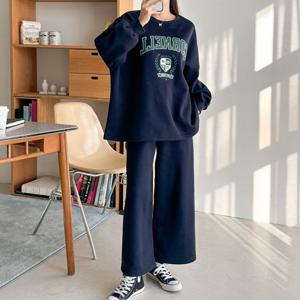 H스타일(SET)기모코니세트 겨울 여성 기모 트레이닝복세트 츄리닝세트 빅사이즈 홈웨어 마실룩