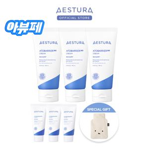 [아뷰페x미피 콜라보]  아토베리어365 크림 80ml 3개 + 미피 보온주머니