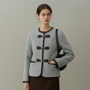 [최초가390,000]프리미엄 양모 시어링 토글 무스탕+머플러_SOJK251102