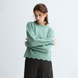 [최초가 79000원] 웨이브 크롭 니트_LKTSW125001