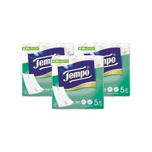프랑스직수입 템포 5겹 롤티슈 화장지 9롤 3팩