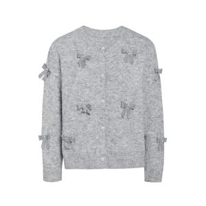 리본 디테일 라운드 가디건 GRAN1CD181