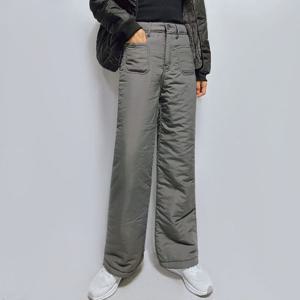 [하프클럽] 패딩 와이드 버뮤다 슬랙스 등산복 팬츠 코러스