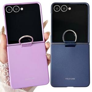 갤럭시Z플립7 제트지 무광택 핑거링 하드 핸드폰 케이스