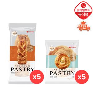 [롯데] 기린이네 빵 프리미엄 패스츄리 10봉 세트 (스위트 5봉 + 롱 5봉)