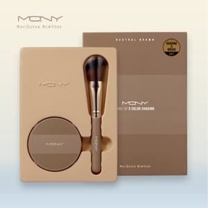 (기획SET)  페이크업 3색 쉐딩 9g 3종 + 브러쉬 세트 /헤어라인쉐도우 코쉐딩 컨투어 MAKEUP