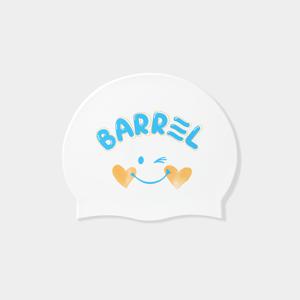 하트 스마일 실리콘 스윔 캡 화이트 (B5SUASC020WHT)