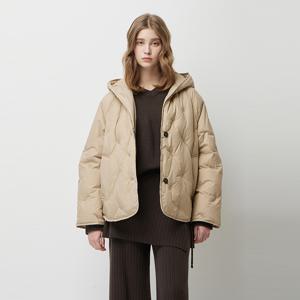 [본사] 모나미 후드 자수 패딩 점퍼_SAPD33561BE