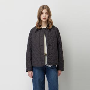 [본사] 베타 코듀로이 카라 자수 퀼팅 점퍼_SAJP31561DG