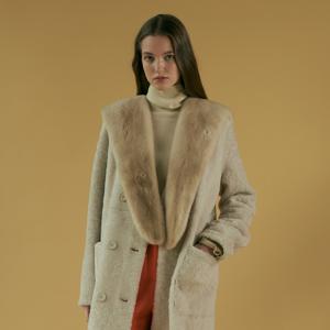 (SINI) 사가 밍크 어부바 숄 머플러