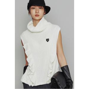 [최초가 228,000원] [Atelier] Turtleneck Sleeveless T-Shirt (ivory) LFTAW24865IVX