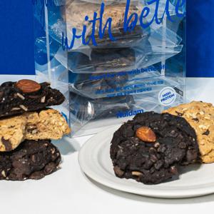 [한정판 선물 패키지] 고단백 수제 통밀 르뱅쿠키 8개입 수제쿠키 프로틴쿠키