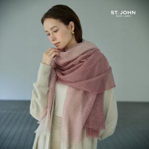 센존블루라벨 25SS 캐시미어100 페더 숄