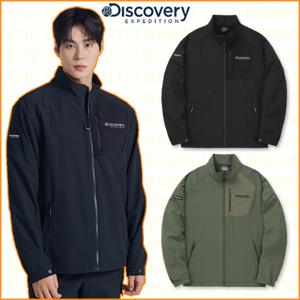 디스커버리 24FW 가을 남성 우븐 하이넥 트레이닝 자켓 DMTR31044-ICWJ
