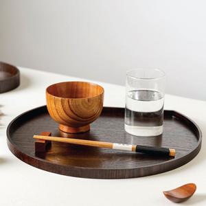 원목 반달 카페 트레이 L사이즈 우드트레이 나무쟁반 원목쟁반 원형트레이 카페쟁반