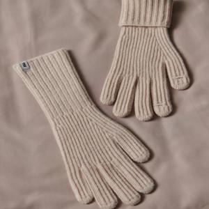 질 바이 질스튜어트 [[24FW]] JLGV4F301I1 [스마트폰터치][캐시혼방] 베이지 울캐시미어 니트 핑