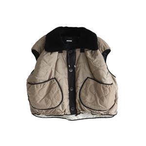 리버시블 퀄팅 조끼