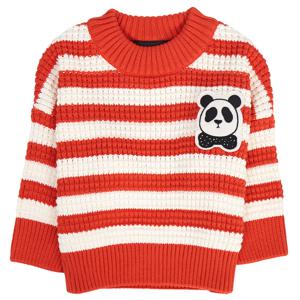 미니로디니 2312010342 RED 키즈 니트 스웨터 릴렉스핏