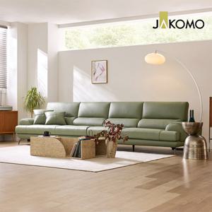 자코모 루디아 6인 럭스 통가죽 천연면피 소가죽 소파