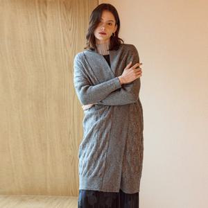 [최초가 198000원] 트위스트 롱 가디건 (2colors)_YI10WRKCD01