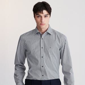 [듀퐁][On.E-XCLUSIVE X] 히든 트리콜로르 스트라이프 954 컴포터블 셔츠 다크그레이 SE5FM22LS954SDY