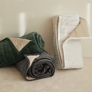 윈터호텔 양면 라이트 극세사 이불겸패드(SS/Q) 3종