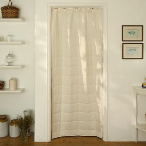 프리미엄 순면 바람막이 누빔 3중 방한커튼