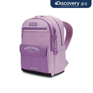 키즈 플랩포켓 컬러블럭 백팩 (L.VIOLET)