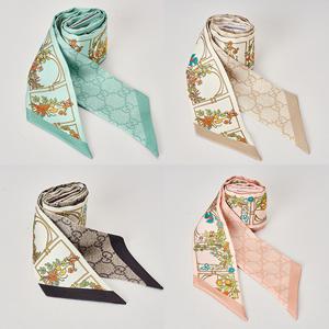 [정가 319000원] 구찌 프린트 실크 넥보우 (777352 3G001)