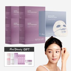 매니아] 콜라겐 48매+보툴마14매+[미니어처 4종 (밤+세럼+미스트+랩핑마4매)]