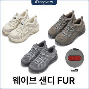 디스커버리 25FW신상 여성 방한슈즈 겨울운동화 웨이브 샌디 FUR DXSH6215N