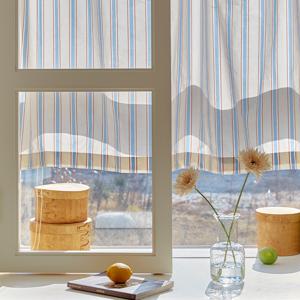 빈티지맨션 순면 창문/긴창형 가리개커튼 5종