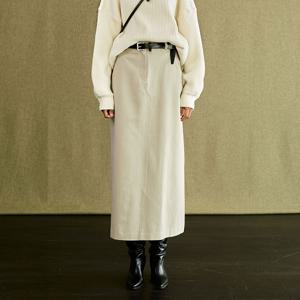 Low cotton long-skirt