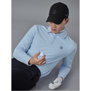 (BJ4X41B01Q)[Essential] 남성 기본 티셔츠 - 스카이 블루